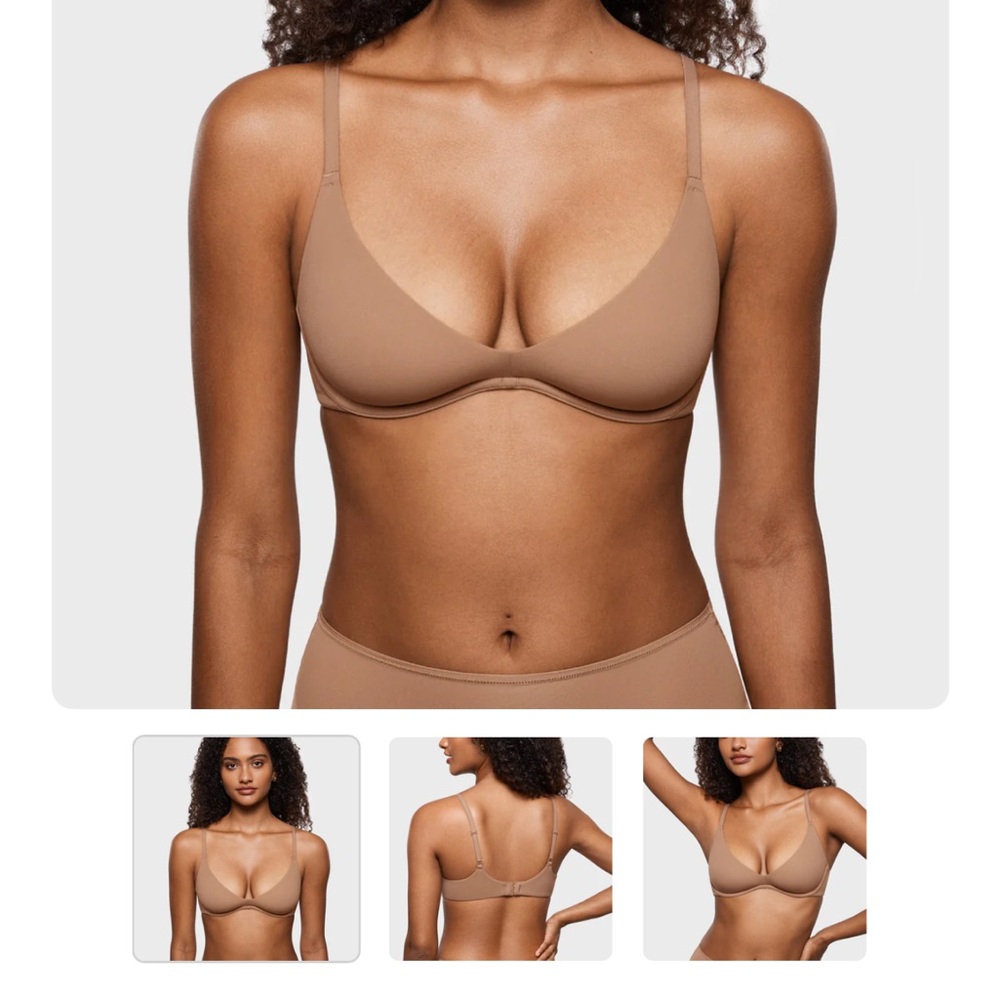 Elegant Tan Underwire Bra